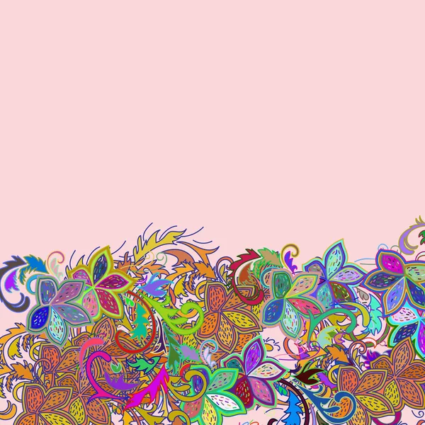 Conception de carte florale — Image vectorielle