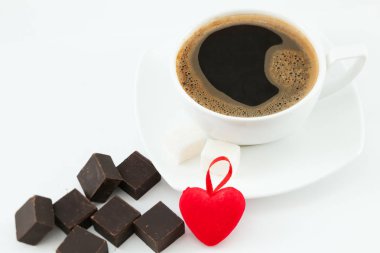 Kahve, çikolata ve kalp
