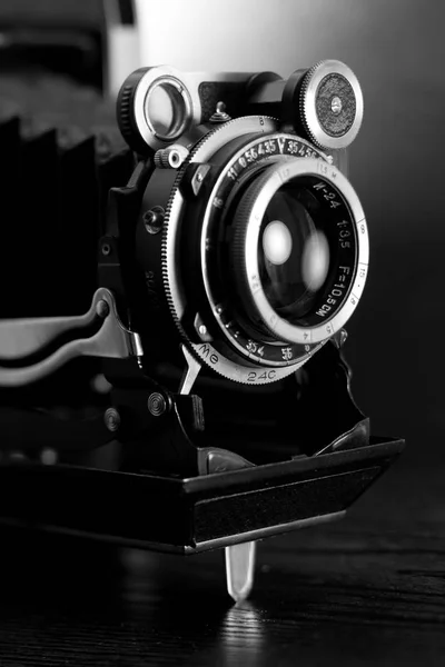 Lente de câmera close-up — Fotografia de Stock