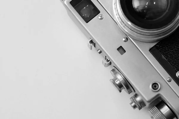 Механическая Ретро Камера Крупным Планом — стоковое фото