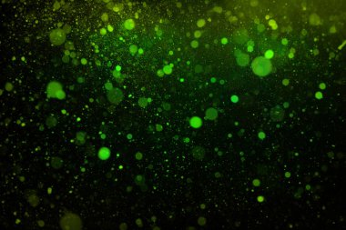 güzel soyut yeşil bokeh siyah bir ardıç grubunda