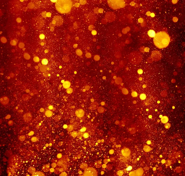 Hermoso Rojo Con Fondo Ardiente Abstracto Amarillo Con Boke — Foto de Stock