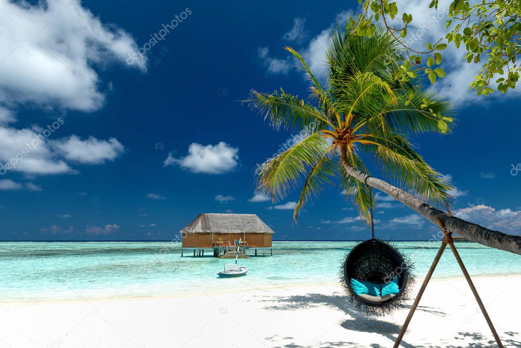 Beach Lounge Chair on the maldives