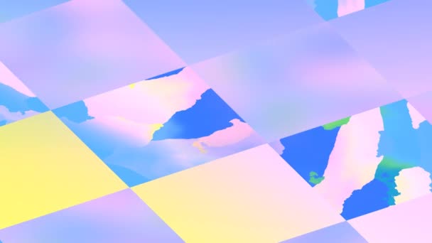 Nuages abstraits reflétés dans les ondulations de l'étang avec copyspace 