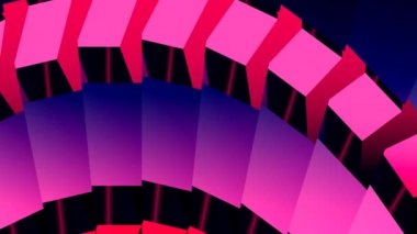 Soyut Pembe Vitesler veya Motor Yukarı ve Aşağı Sonsuz Döngü
