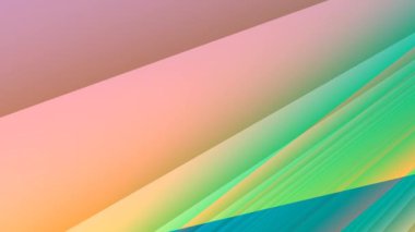 Soyut Mavi Uçağın Üzerinde Yeşil ve Turuncu Güneş Işığı Kuyuları