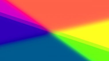 Merkezde Değişik Renkleri Gösteren Yapay Rgb Işık Spektrumu