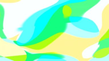 Yeşil Rasgele Mercek Bükümlü Ekolojik Lav Lambası Efekti