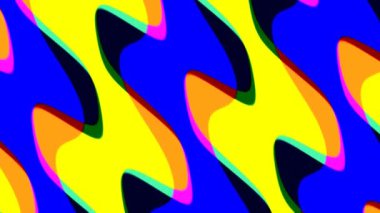 Mavi Arkaplanda Parlak Soyut Sarı Kabarcıklar