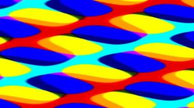 Retro Biçim Taşıma 3d Platformu Birincil Renklerin Yüzey Efekti
