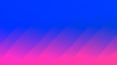 Mavi boşlukta gezinen soyut 3d Pembe Platformlar