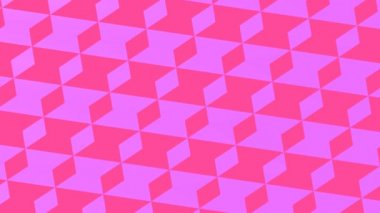 Sıcak Şok Edici Pembe Şekiller Nazik Hareket Kalıbı Arkaplanı