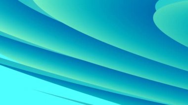 Mavi Soyut Gökyüzünün Sert Kenarları ve Sonsuz Döngü Titreşen Bulutlar