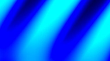 Mavi Arkaplanda Parlayan Soyut Yumuşak Işık Kuyusu