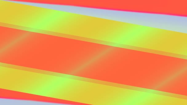 Dark Orange Yellow Bars Moving Layered Endless Loop Streszczenie — Wideo stockowe