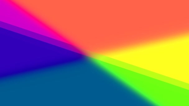 Artificial Rgb Light Spectrum Showing Various Colors Moving Center — Stock video