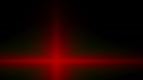 ゆっくりとCopyspaceで赤いスターバースト3D効果の背景を脈動 — ストック動画