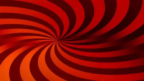 Abstrakte Spirale Kaleidoskop Stil Hot Red Weich Animierten Hintergrund — Stockvideo