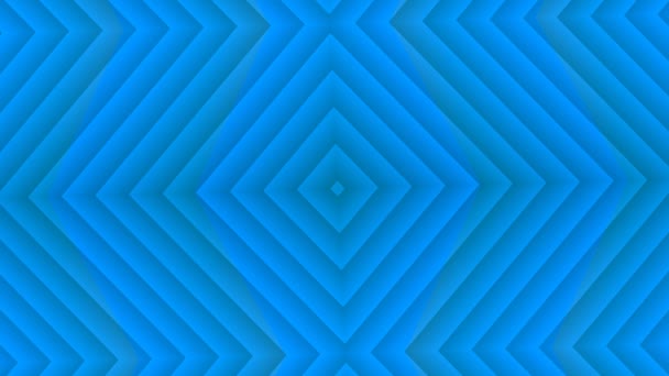 Blue Geometric Diamond Background Very Gently Pulsing Gradient — Stock video