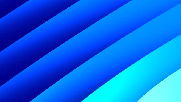 Barras Espirales Interminables Azules Suaves Girando Dentro Fuera Del Marco — Vídeos de Stock