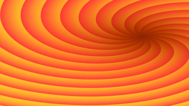 Горячие Красные Оранжевые Кольца Тонким Бесконечным Переходом Веб Сайта Фон — стоковое видео