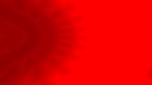 Warping Abstract Red Cellular Background Loop — Stockvideo