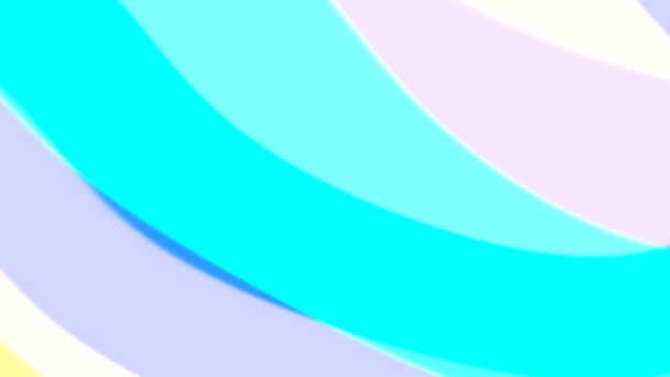 Cool Summer Holiday Themed Évek Blue Blobs Animation Endless Loop — Stock videók