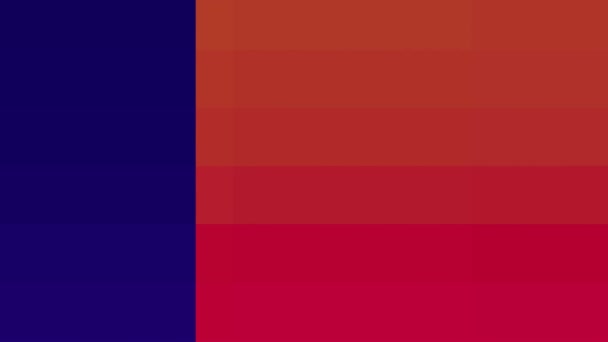 蓝色和红色复制空间中彩虹色调色板的全光谱 — 图库视频影像