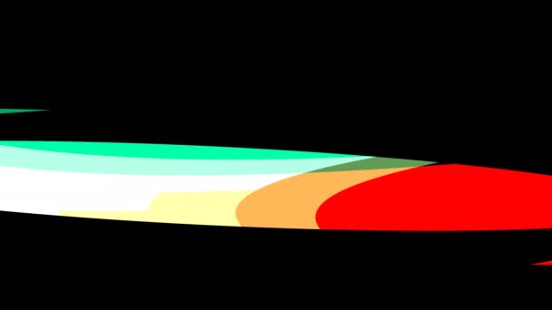 Sphères Abstraits Faible Angle Dans Vide Sombre Noirceur — Video