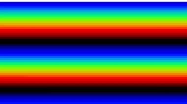 Harmanlanan Yatay Kırmızı Yeşil ve Mavi Rgb Crt Renk Çubukları Sonsuz Döngü
