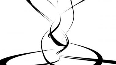 Duman Dikey Döngüsünü Tekrarlayan Soyut Düşük Çözünürlük Maskesi