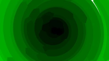 Çerçeveyi Dönen Yeşil Tünel Doldurarak Dolduruluyor