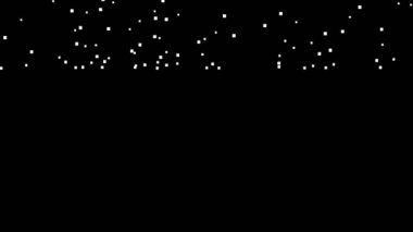 Kar Kare Pikselleri Çerçevenin Üstü Sürüklenerek Alt Maskeye Düşerken Serbest Bırakıldı