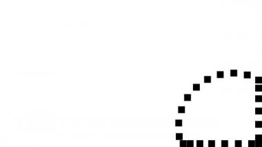 Kareler Dizisi Esnek Yumuşak Lastik Çemberin içinde Zıplayan