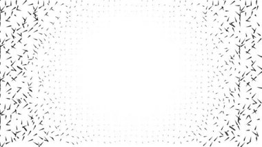 Rastgele Boya Fırçası Izgara Şablonu Okuyan Çerçeve Doldurma Maskesi