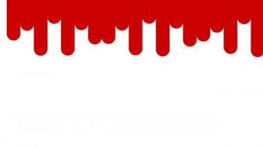 Kırmızı Kan Damlaları ya da Çerçeveden Aşağıya Damlayan Boya