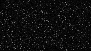 Rastgele Kare Pikseller, İzler Maskeli Çerçevede Zıplayan Noktalar