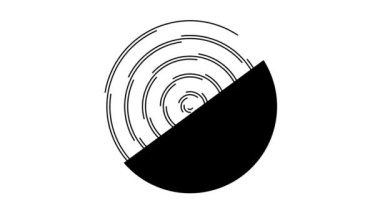 Dönen Optik İllüzyon Karartma Çarkıfeleği Maske İçin