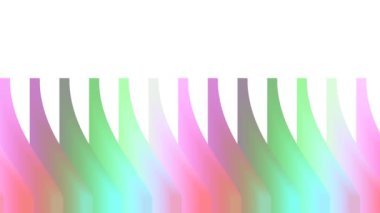 Çerçeveyi Yukarı Kaydıran Soyut Pastel Renkli Çizgiler