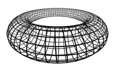 Küçülen Torus Parçacık Hızlandırıcı Donus Şekli Ağ Döngüsü