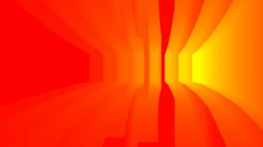 Renkli Çubukların Parlak Psikedelik Alanına Uçmak