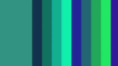 İlginç Yeşil Mavi Çubuklar Çerçeve ve Dışarıya Canlandırıyor