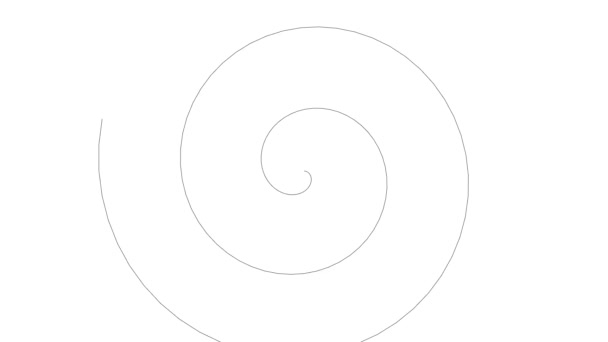 Zooma Och Spiralringen — Stockvideo