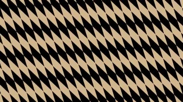 Niekończąca Się Pętla Chaotycznego Ruchu Chequerboard Chequerboard Chequered Pattern — Wideo stockowe