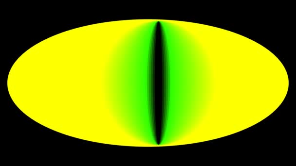 Mrugający Abstrakcyjny Kot Koty Oko Patrząc Widza Niekończąca Się Pętla — Wideo stockowe
