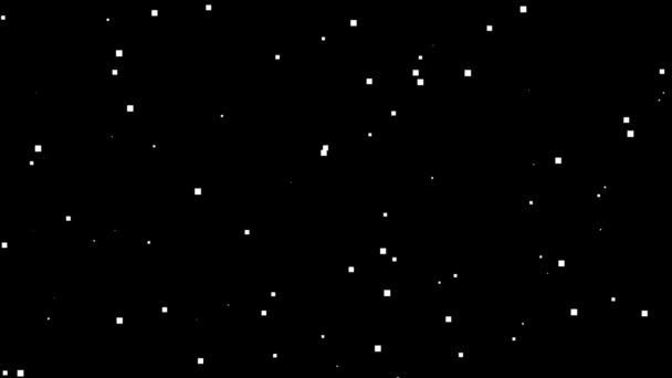 Падающий Снег Снегопад Зимняя Маска — стоковое видео