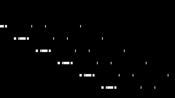 Elektrisch Synchronisatietempo Compensatie Interferentiepatroon Samengesteld Vhs Glitch Effect — Stockvideo