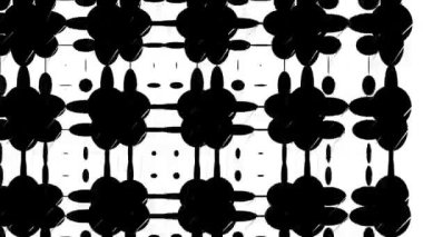 Kabarcıkların Gölgeli Izgarası Zıplama Maskesi Olarak Büyüyor ve Küçülüyor