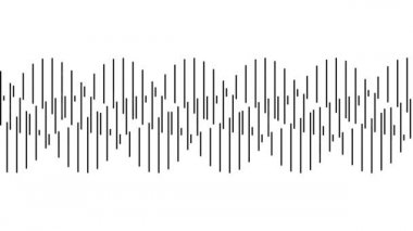 Sinüs Dalgası Sonsuz Genişleme ve Küçültme Deseni Döngüsü Döngüsü