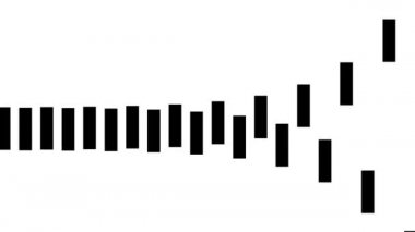 İç içe geçmiş bir fermuar deseni döngüsünü Animasyon Açma ve Kapama